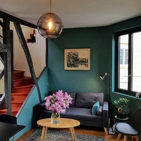 Appartement Typique Rouen Centre Avec Parking Gratuit ルーアン